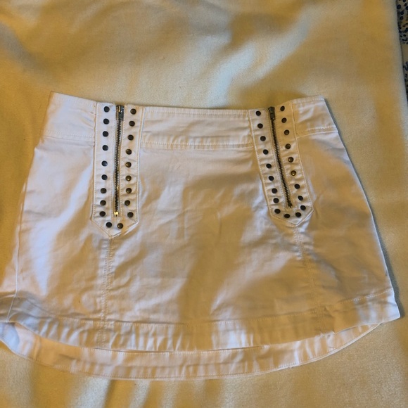 Free People Dresses & Skirts - Free People White Studded Skirt